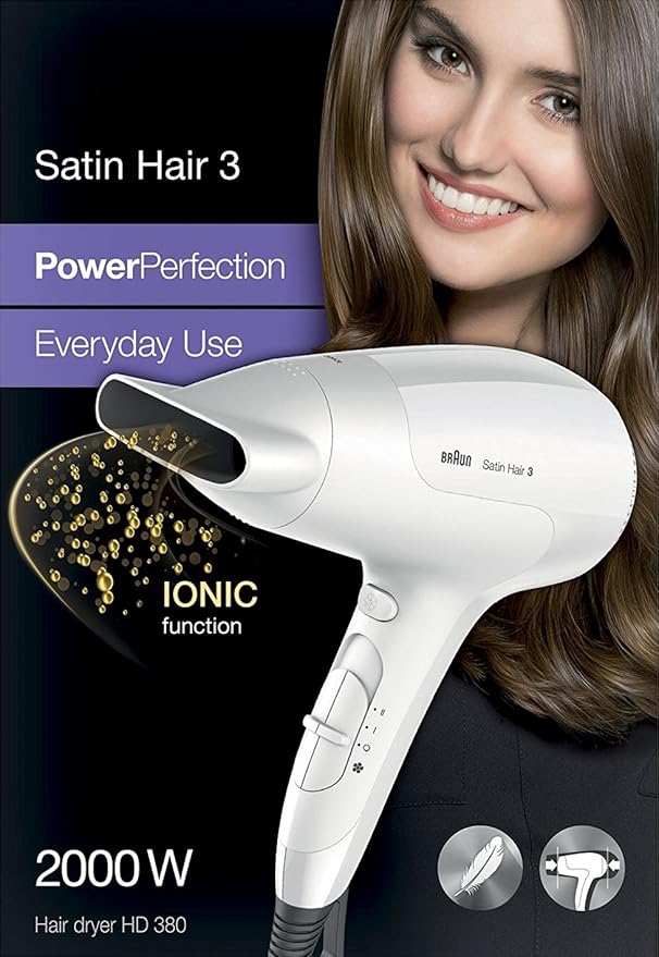 Braun Hair Dryer 2200W Lightweight IONTEC